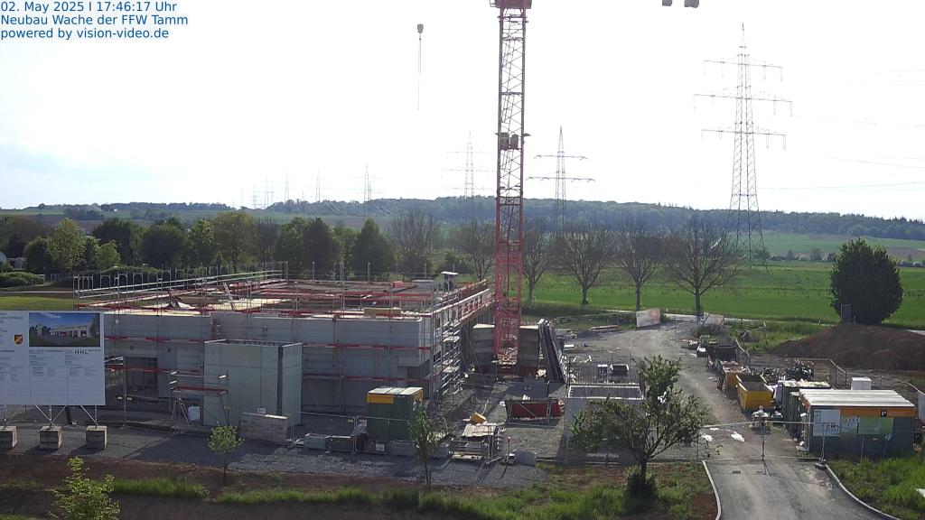 Neubau Feuerwehrgerätehaus Tamm - Bauupdate 09.05.2025