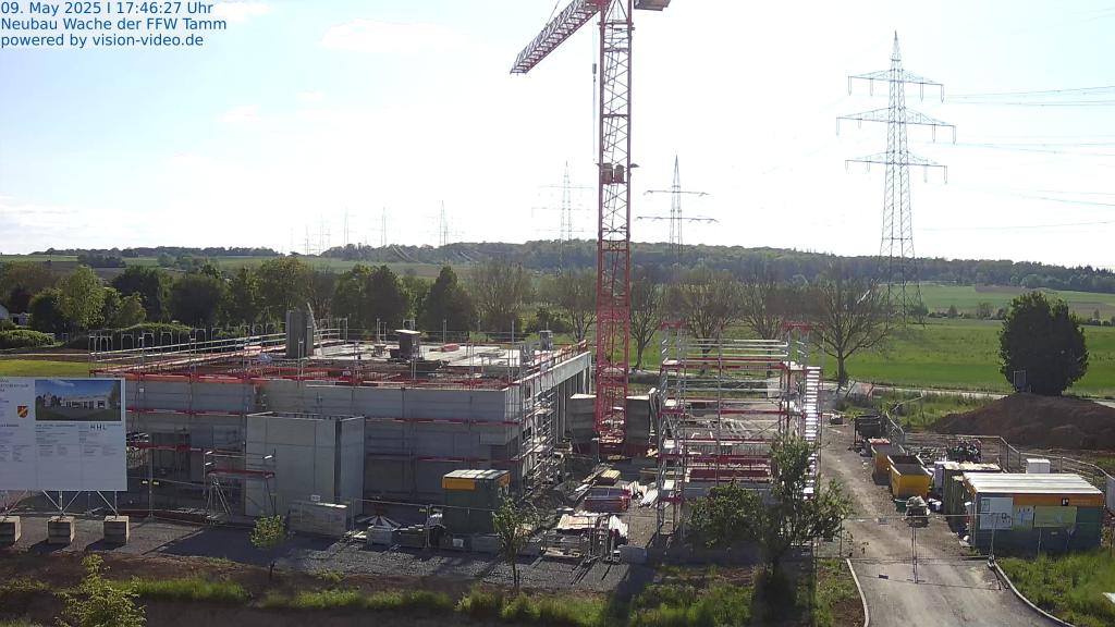 Neubau Feuerwehrgerätehaus Tamm - Bauupdate 15.05.2025