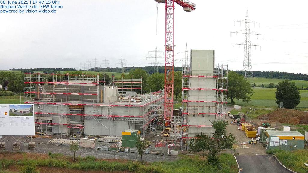 Neubau Feuerwehrgerätehaus Tamm - Bauupdate 13.06.2025