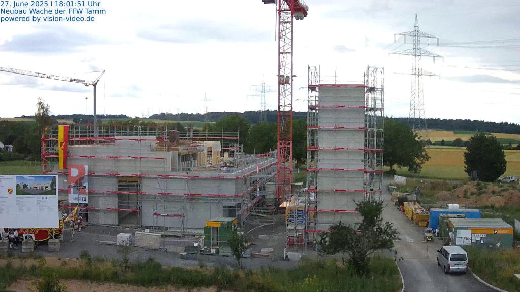 Neubau Feuerwehrgerätehaus Tamm - Bauupdate 04.07.2025