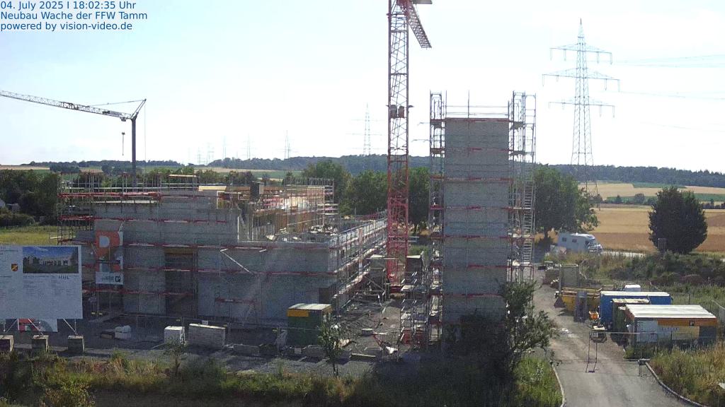Neubau Feuerwehrgerätehaus Tamm - Bauupdate 11.07.2025