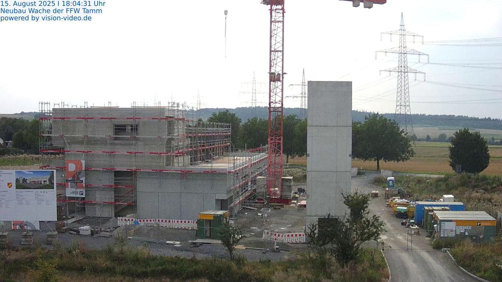 Neubau Feuerwehrgerätehaus Tamm - Bauupdate 22.08.2025