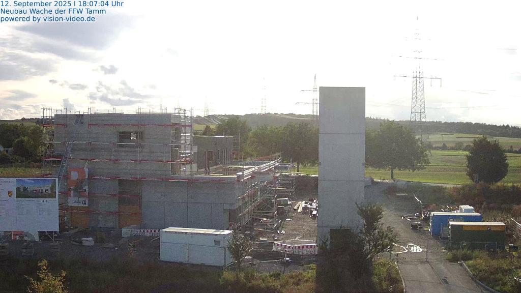 Neubau Feuerwehrgerätehaus Tamm - Bauupdate 19.09.2025