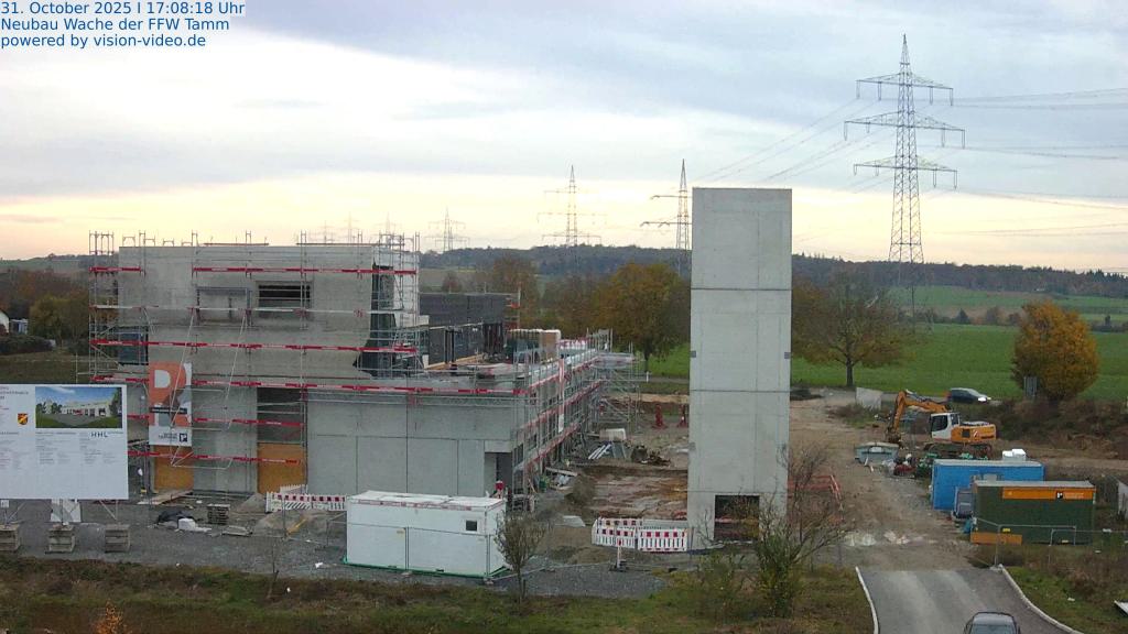 Neubau Feuerwehrgerätehaus Tamm - Bauupdate 07.11.2025