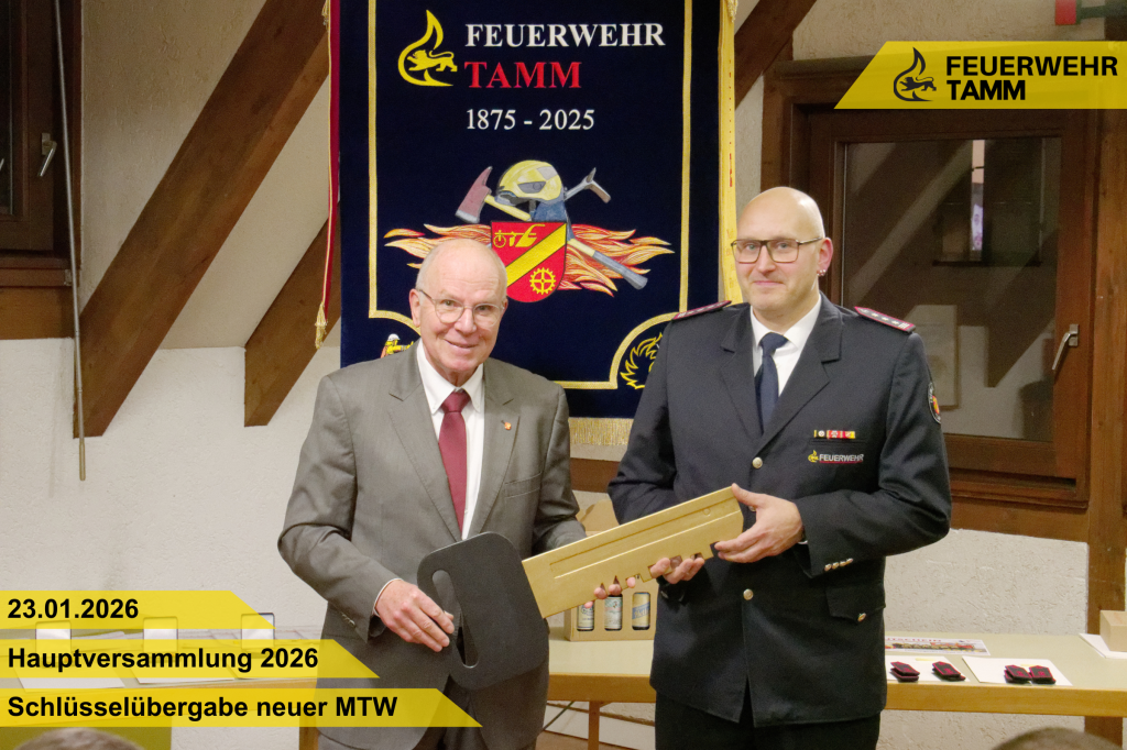 Hauptversammlung und Schlüsselübergabe 